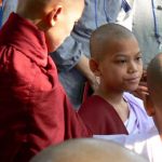 Burma, Mandalay young monks; many families send their children to a monastery