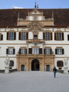 Austria, Graz: Eggenberg Palace entrance
