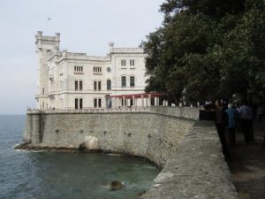 Italy, Trieste: Maximilian's castle, called Miramare; built 1856-60