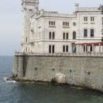 Trieste, Italy: sea view of Miramare Castle