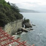 Trieste, Italy: sea view from Miramare Castle