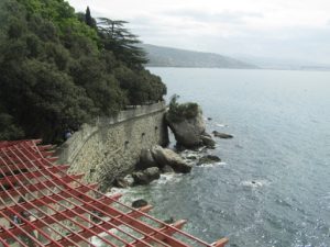 Trieste, Italy: sea view from Miramare Castle