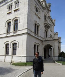Trieste, Italy: front entry to Miramare Castle