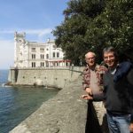 Trieste, Italy: Richard and Michael at Miramare