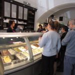 Italy, Trieste city center; gelateria