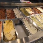 Italy, Trieste city center; gelateria