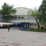 Croatia, Zagreb: sports center swimming arena