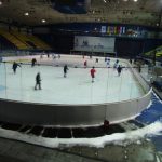 Croatia, Zagreb: sports center; hockey, volleyball and soccer arena