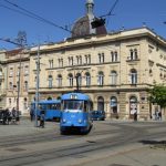 Croatia, Zagreb: old style trolleys