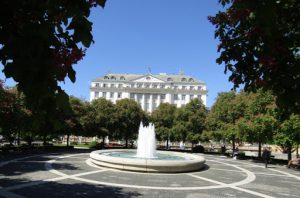 Croatia, Zagreb: five star hotel adjacent to train station