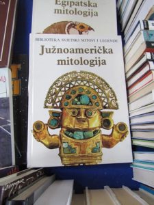 Croatia, Zagreb: train station book stall 'Central America Mythology''