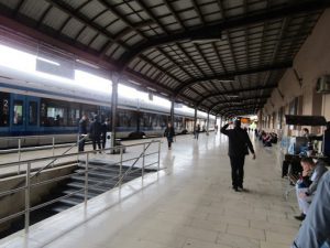 Croatia, Zagreb: train station