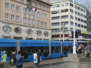 Croatia, Zagreb: Jela????i????? Square is the central square of the