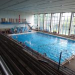 Croatia, Zagreb: sports center; swimming pool