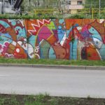 Croatia, Zagreb: graffiti wall