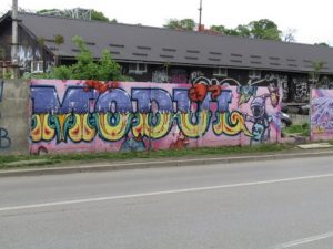Croatia, Zagreb: graffti wall