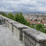 Slovenia, Ljubljana Castle view of the city