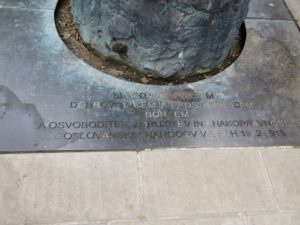 Slovenia, Ljubljana center; memorial to war victims