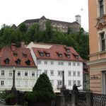 Slovenia, Ljubljana view of the castle
