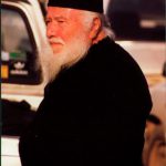 Greece, Mount Athos: monk waiting at the ferry landing