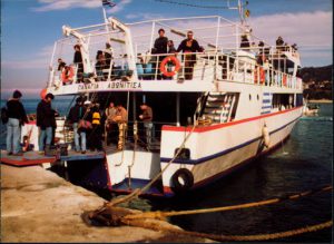 Greece, Mount Athos: a ferry boat is he only way