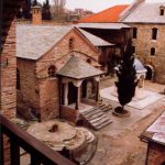 Greece: Mount Athos: Koutloumousiou monastery