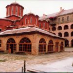 Greece: Mount Athos: Koutloumousiou monastery chapel entry