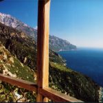 Greece: Mount Athos: view of the Aegean Sea from Simonpeter