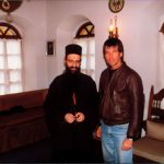 Greece: Mount Athos: one of the resident monks at Simonpeter