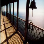 Greece: Mount Athos: view of the sea from Simonpeter monastery