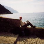 Greece: Mount Athos: Richard awaiting ferry