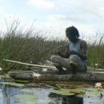 Botswana Okavango Local fisherman